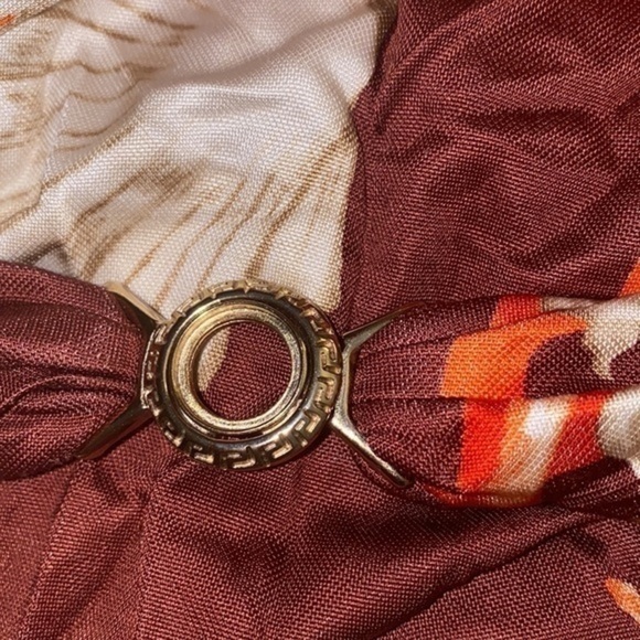 Versace Limited edition collection Open Back-Deep V neck woman blouse … - Picture 6 of 16